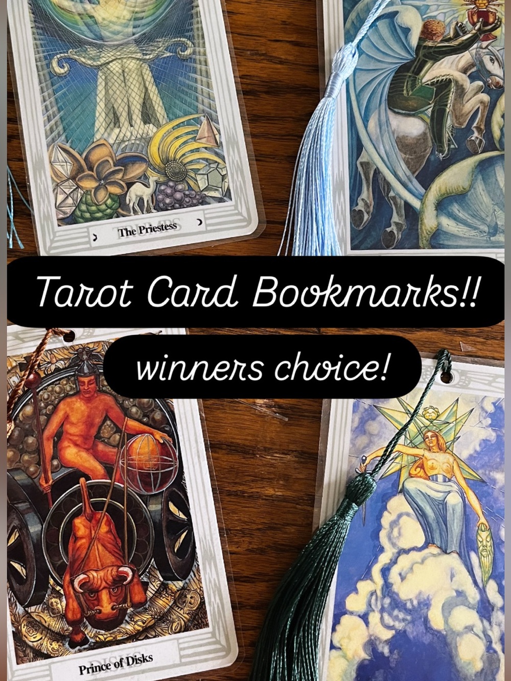 Tarot Card Bookmarks - Winner’s Choice $5 each!
